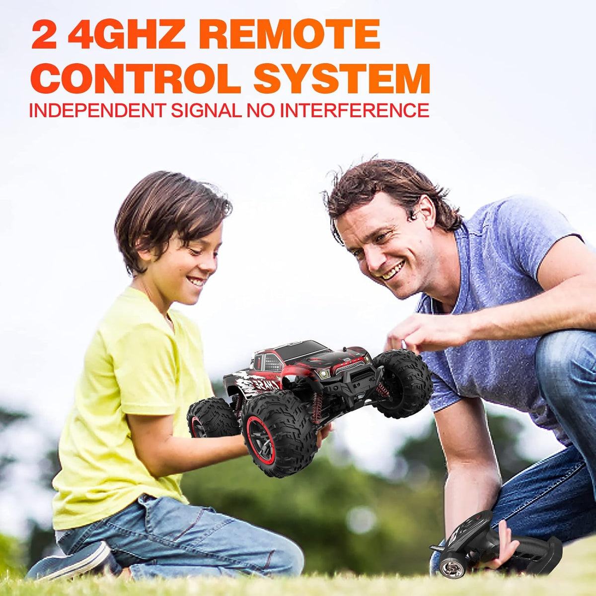 Remote Control Truck 1:10 Scale 4WD Off Road Monster Truck T533999