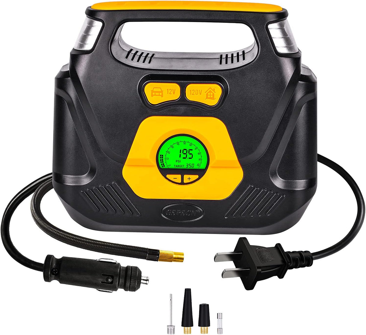 Portable AC/DC Digital Air Compressor Tire Inflator L808919