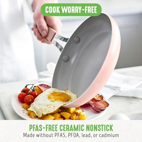 10-Piece Ceramic Nonstick Cookware Set V804670