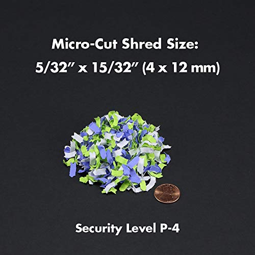 12-Sheet Micro-Cut Paper Shredder with 5-Gallon Pullout Basket Y173294
