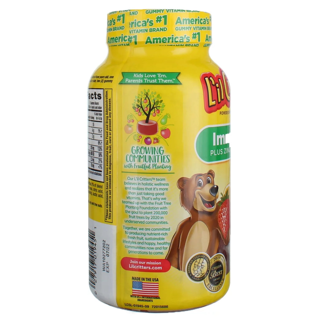 190 Ea, 6 Pack Immune Support Gummies U629