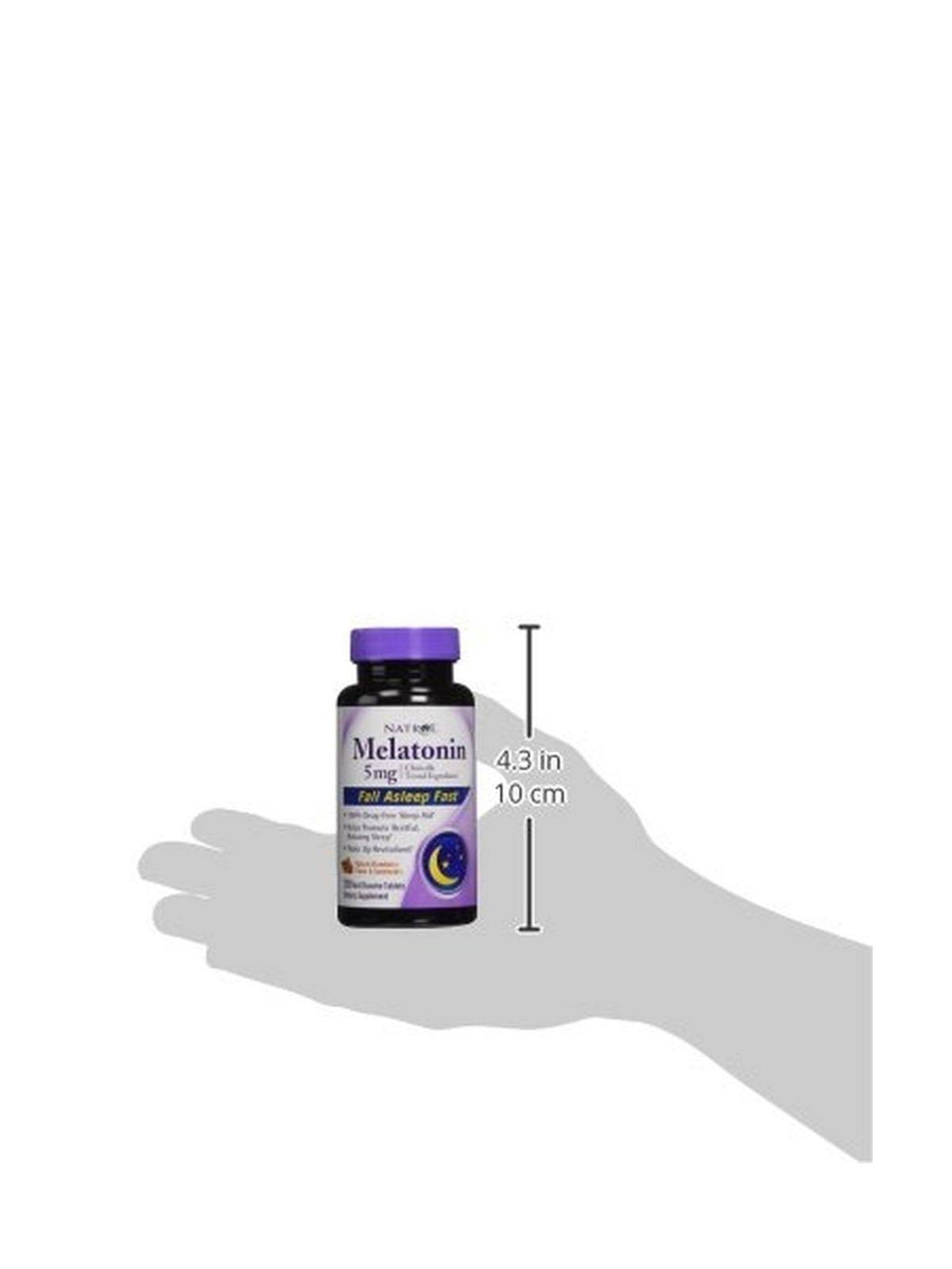 Melatonin 5 mg Strawberry Flavor 250 Fast Dissolve Tablets P4321