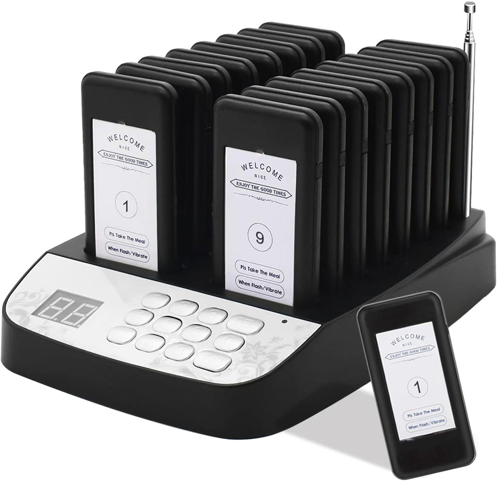 Wireless Restaurant Pager System with Vibration C39802