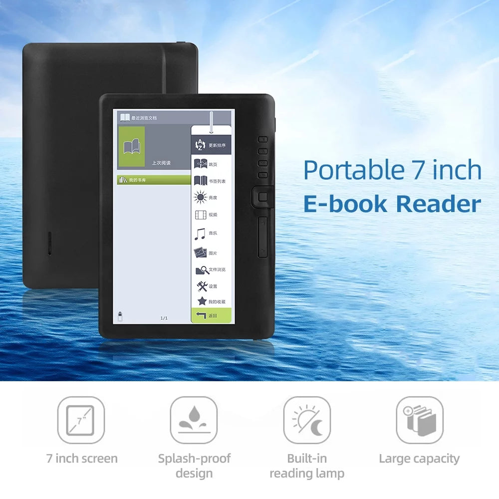 7 inch E-book Reader with 8GB Memory Q25272