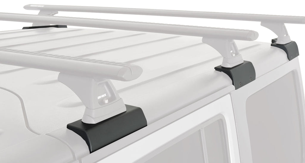 Black 3 Bar Roof Rack for Jeep Wrangler JK 4dr SUV Hard Top J173