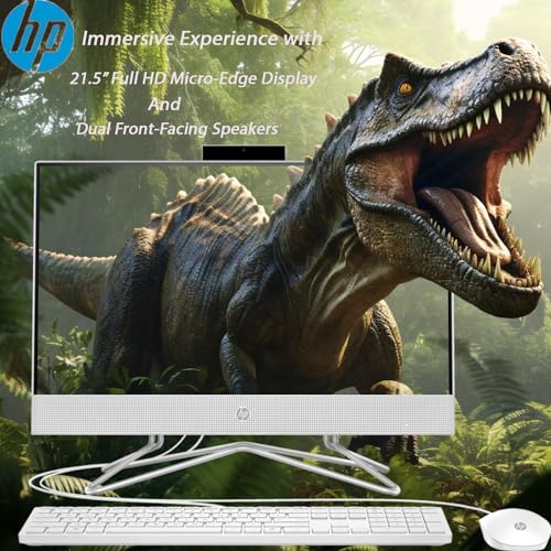 21.5" FHD Display All-in-One Desktop Computer with 32GB RAM 1TB Storage Wired Keyboard Mouse Webcam RJ-45 Intel Dual-Core Processor Windows 11 Pro J8194