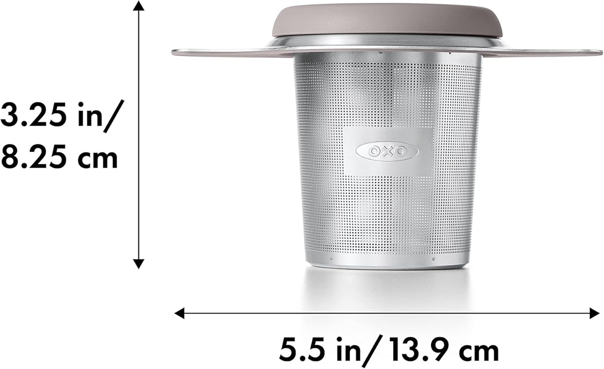 Cordless Glass Electric Kettle (1.75 L) and Tea Infuser Basket (6 oz.) X519