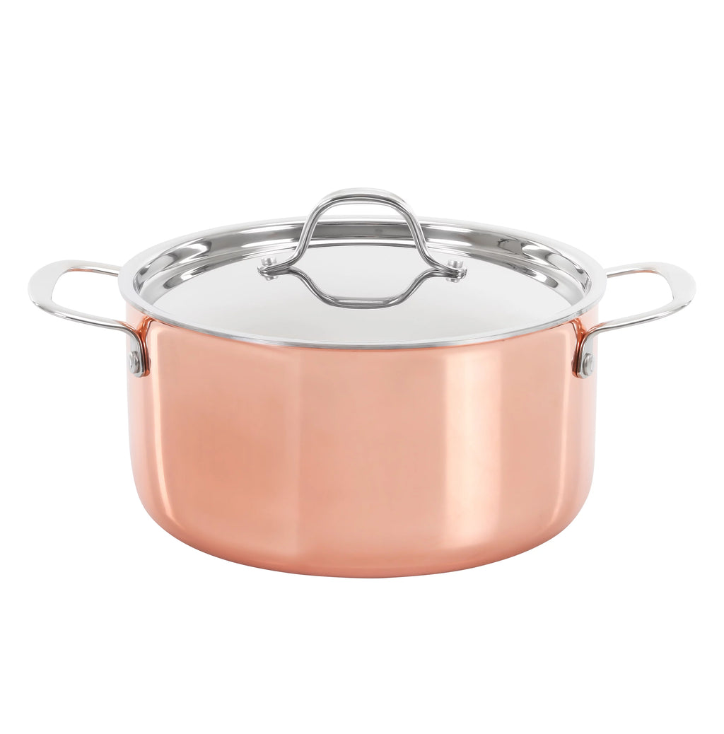 8 Piece Triply Copper Cookware Set N371955