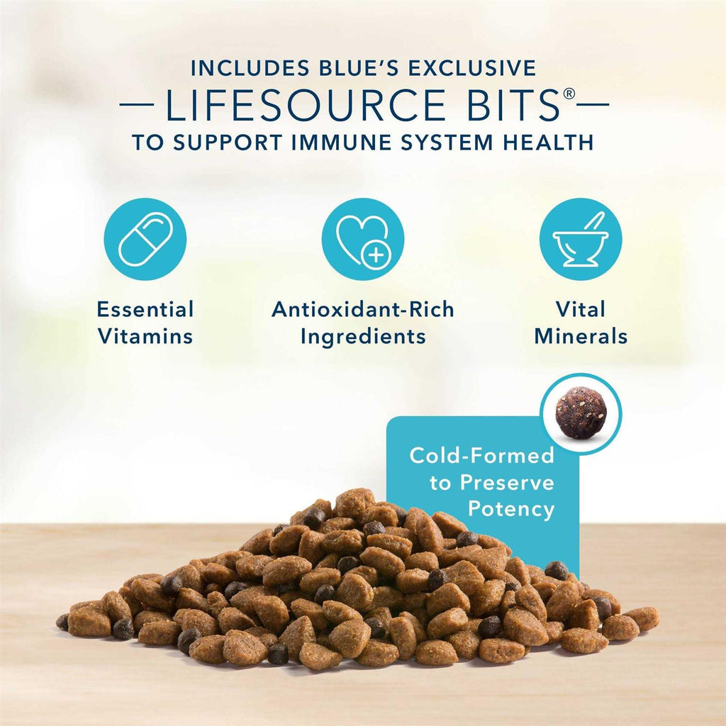 Blue Basics Skin & Stomach Care Natural Turkey & Potato Senior Dry Dog Food E7715