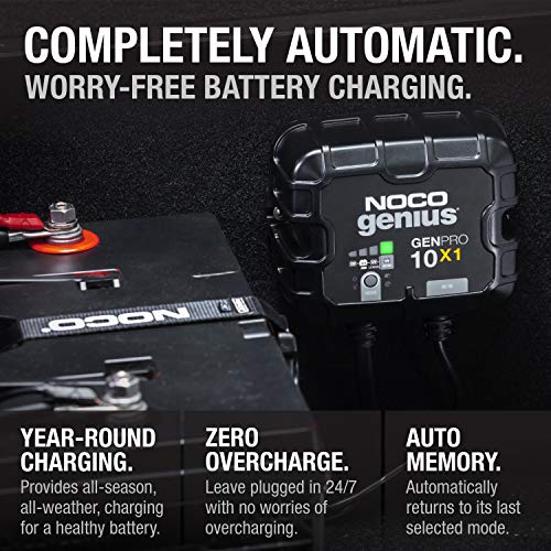 1-Bank 10A 12V Waterproof Marine Battery Charger T47848