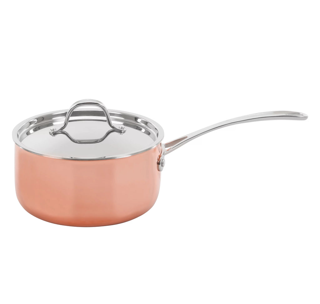 8 Piece Triply Copper Cookware Set N371955