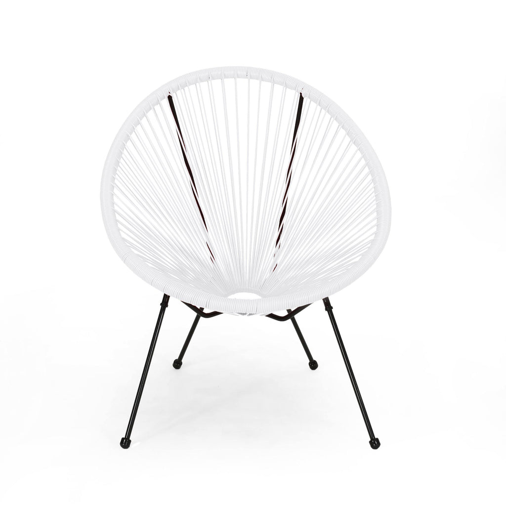 White String Weave Chair Set of 4 A8659