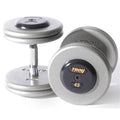 60 lb Fixed Dumbbells with Gray Plates V17736