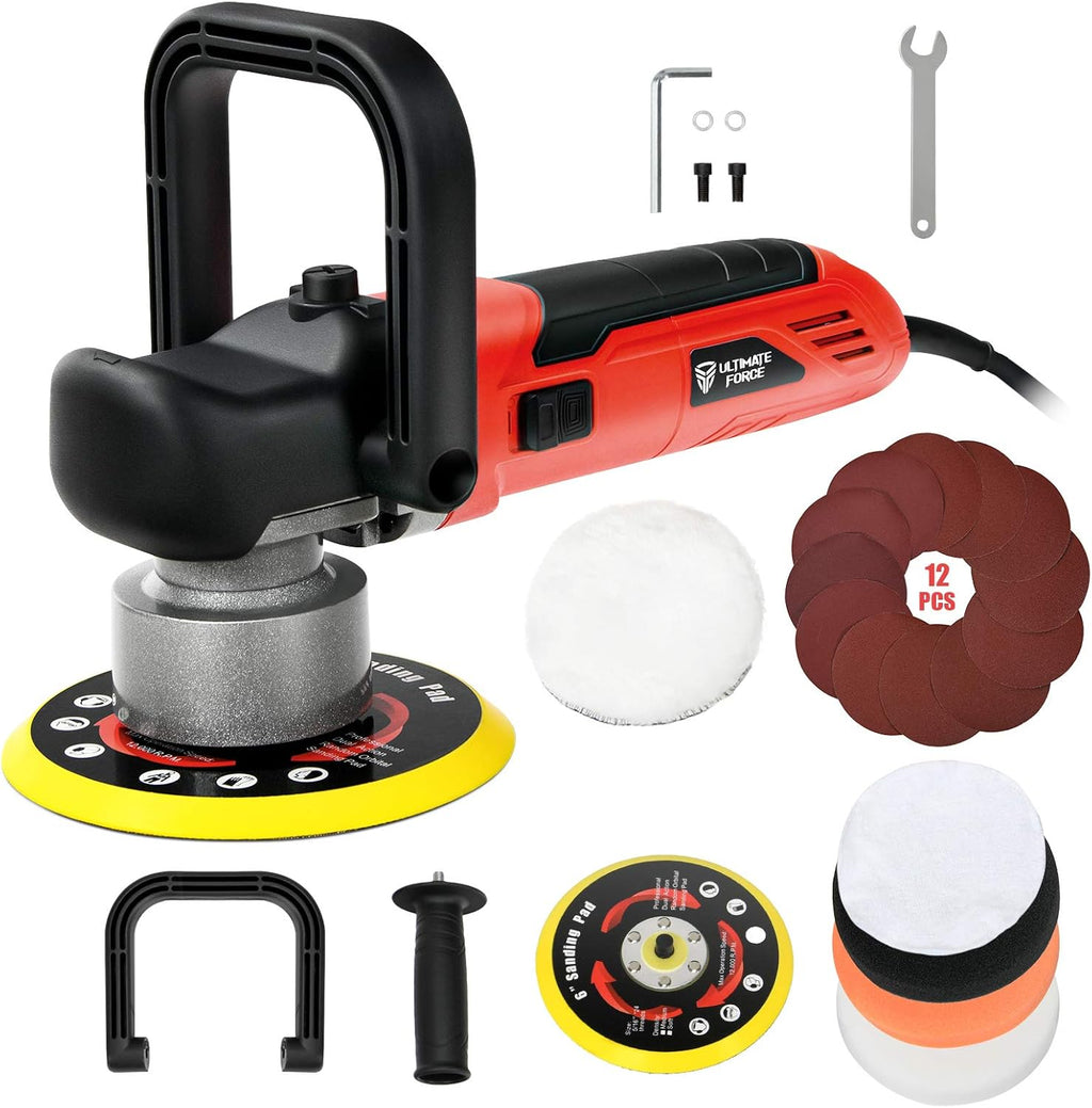 6 Inch Dual Action Random Orbital Car Buffer Polisher C6588