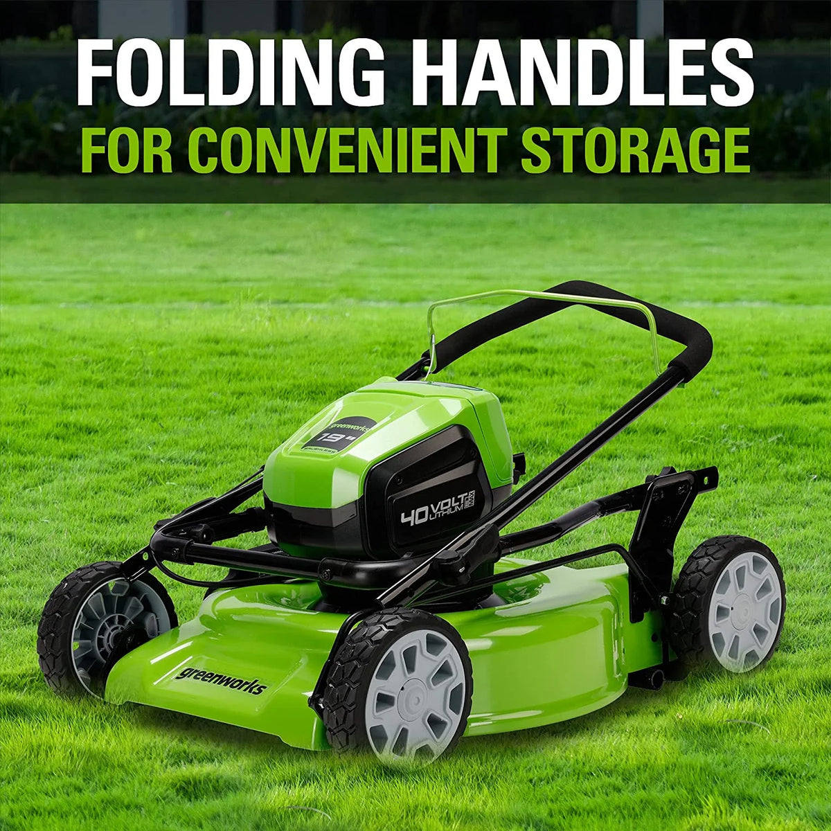 40V 19" Cordless Walk-Behind Mower with 4.0Ah Battery & Charger O65546