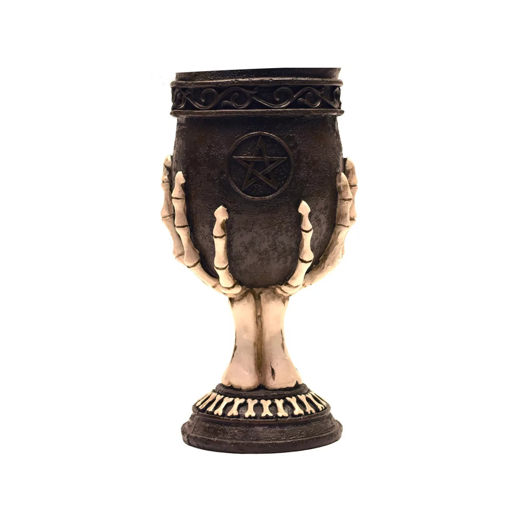 Skeleton Hands Chalice Cup Wine Goblet J5828