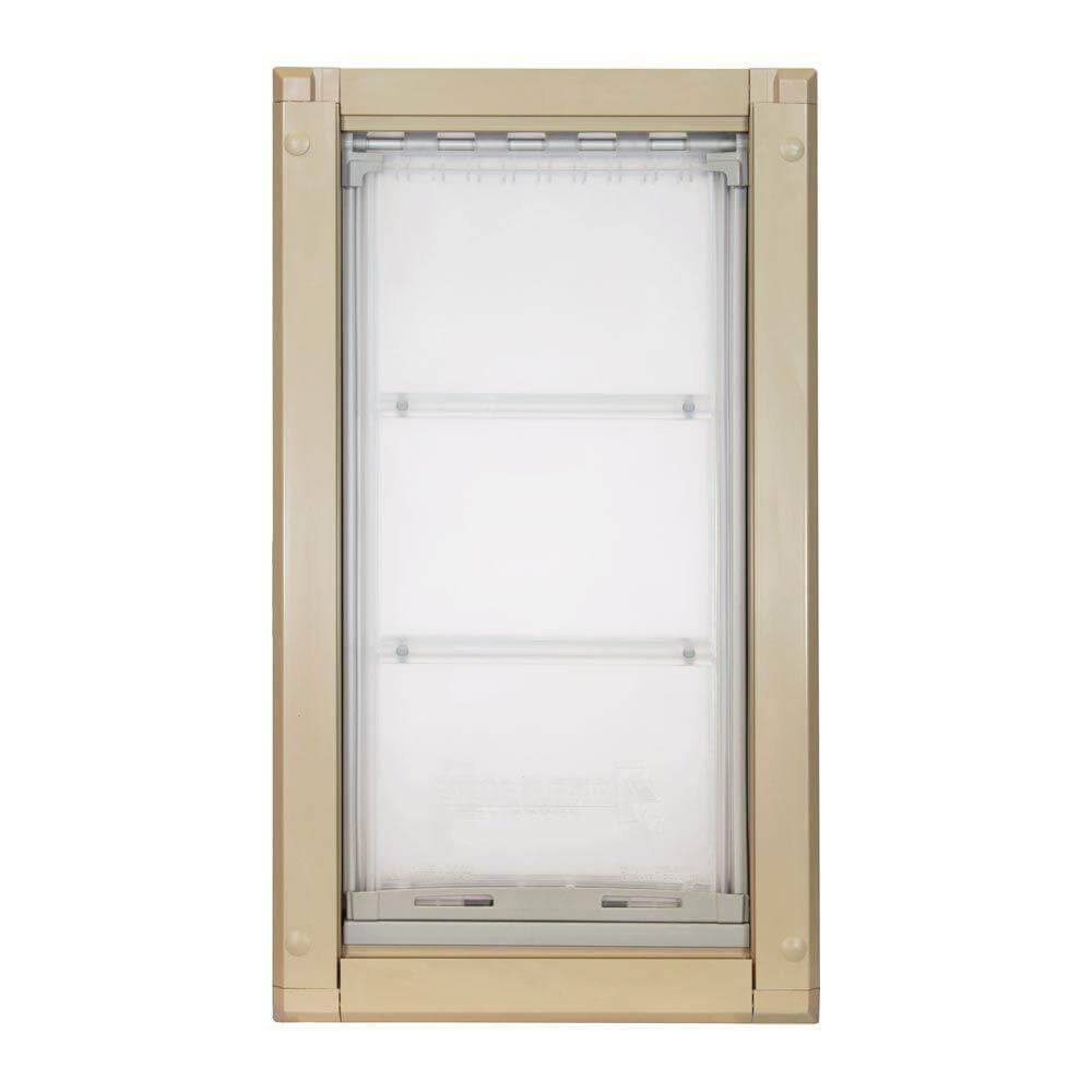Tan Medium Single Flap Pet Door P99214