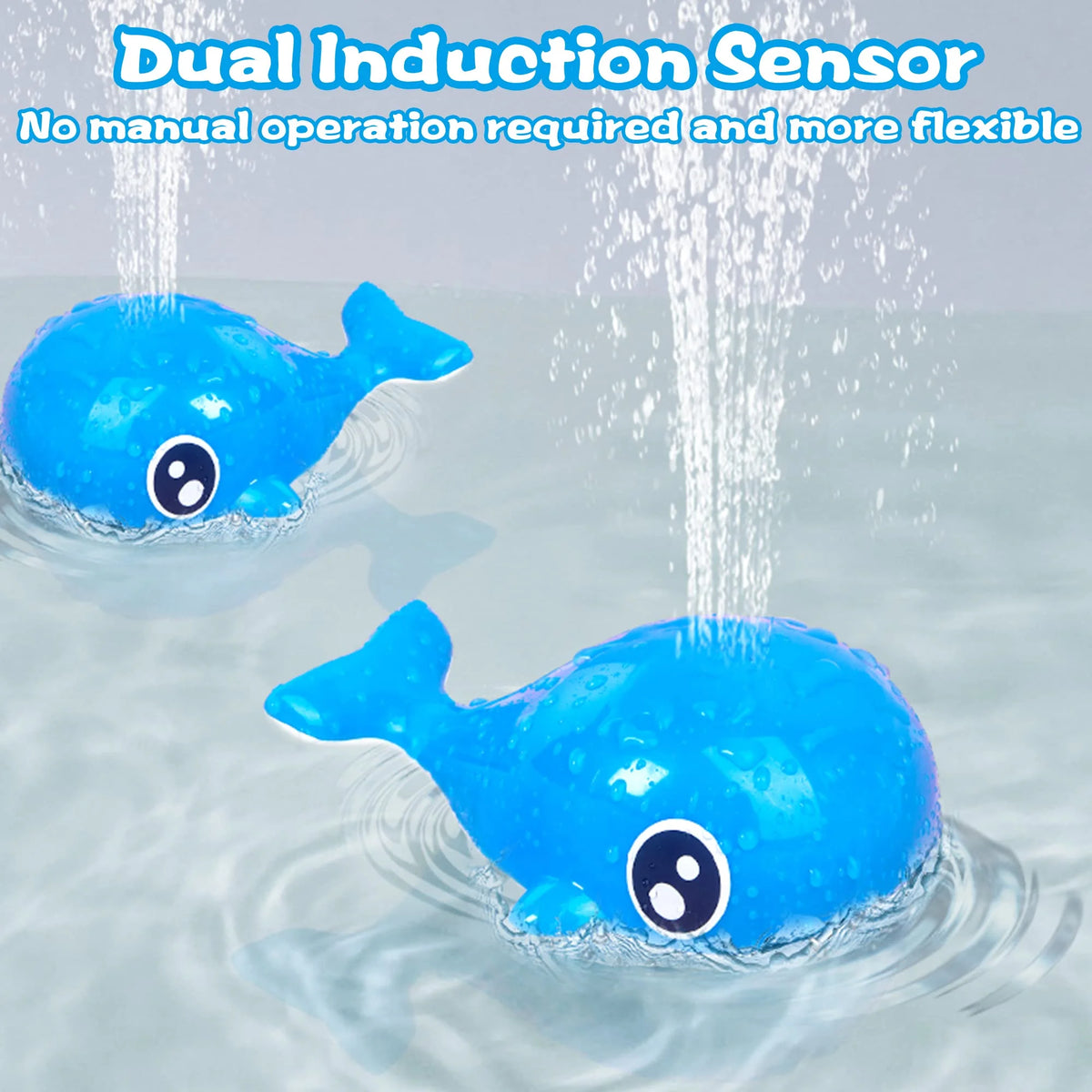 Glow in The Dark Whale Bath Toy X560316