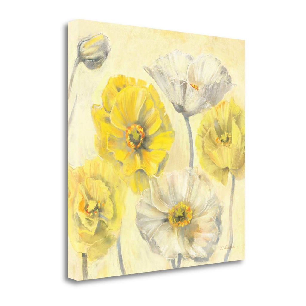 18x22 Gold and White Contemporary Canvas B17859
