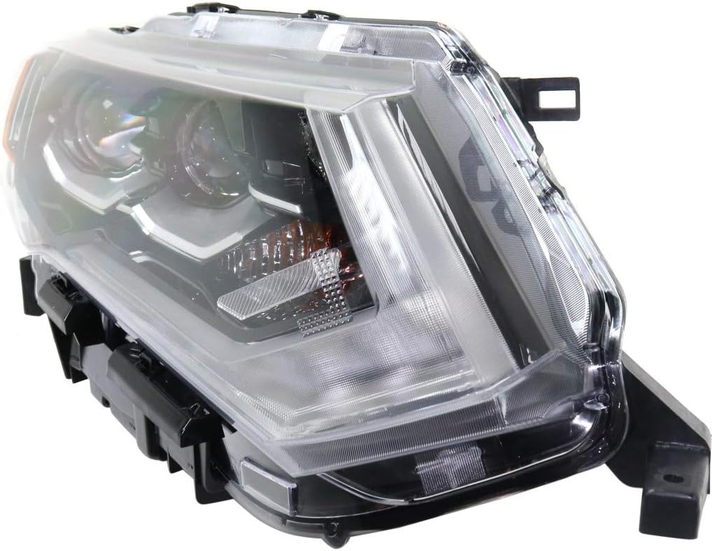Nissan Rogue Headlight Assembly 2017 2018 Passenger Side LED O77908