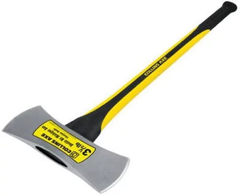 3.5 lb Double Bit Axe Fiberglass Handle Y944