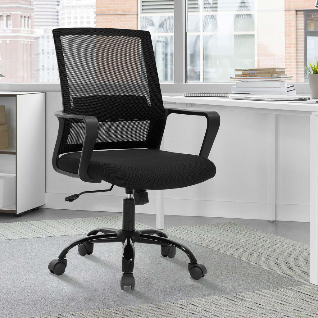 Mesh Office Chair with Lumbar Support Armrest R289