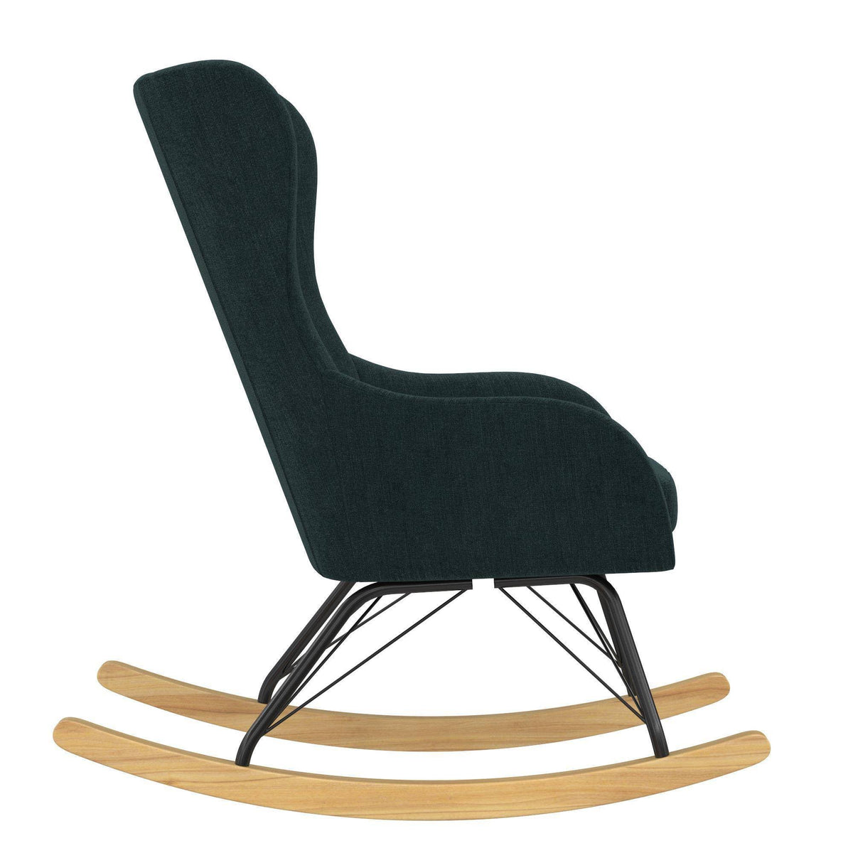 Blue Wingback Rocker S51220