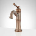 Oil Rubbed Bronze Single Hole Bathroom Faucet W948