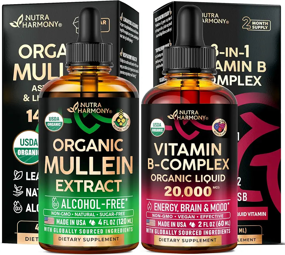 Organic Mullein & Vitamin B Complex Drops B399