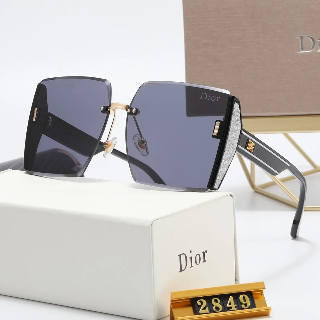 Frameless Square Polarized Sunglasses R906186