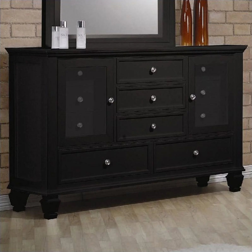 Black 11 Drawer Dresser M26988