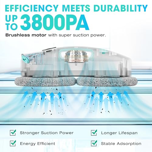 Robot Window Cleaner with 3800Pa Suction K84288