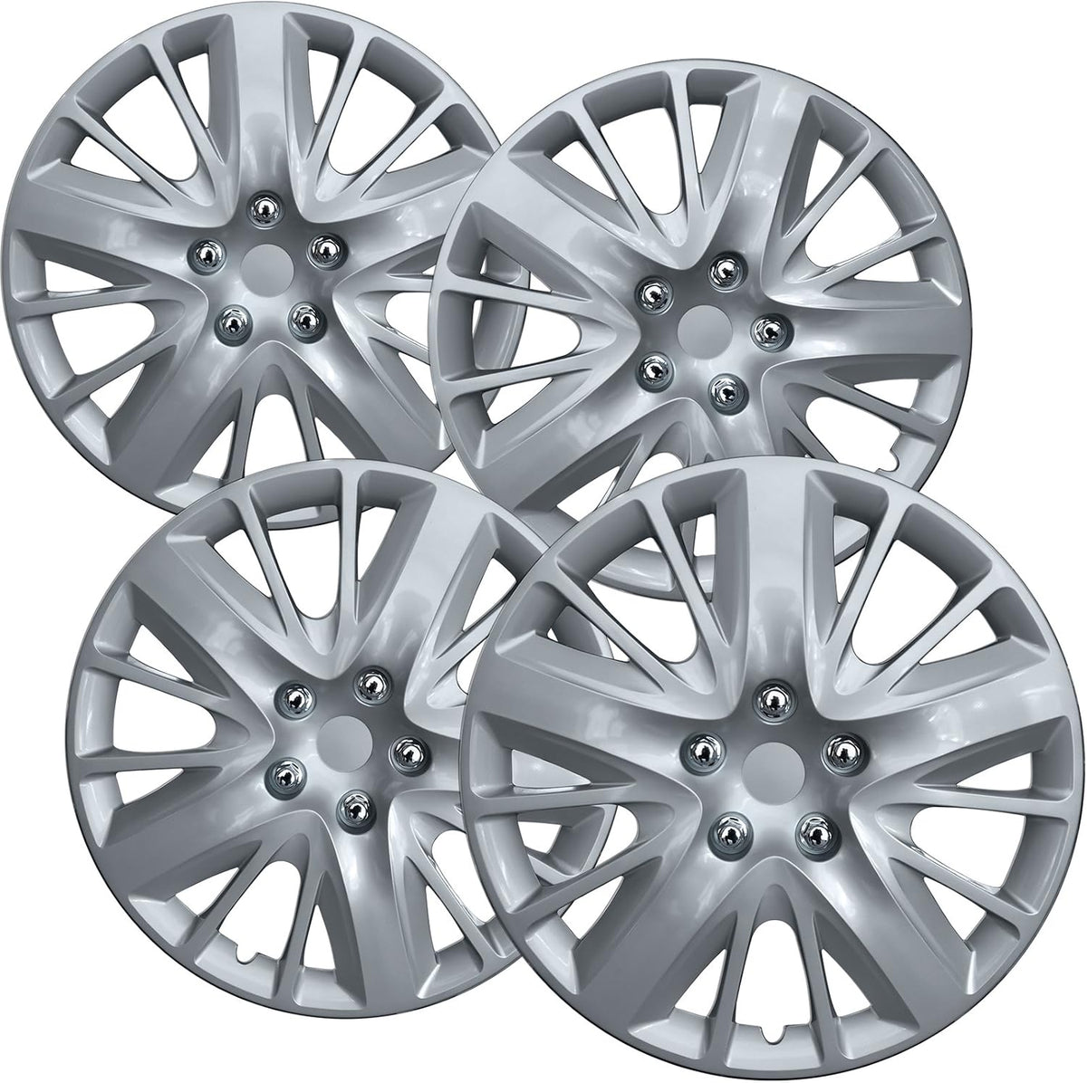 18 inch Silver Hubcaps Set of 4 Wheel Covers L271896