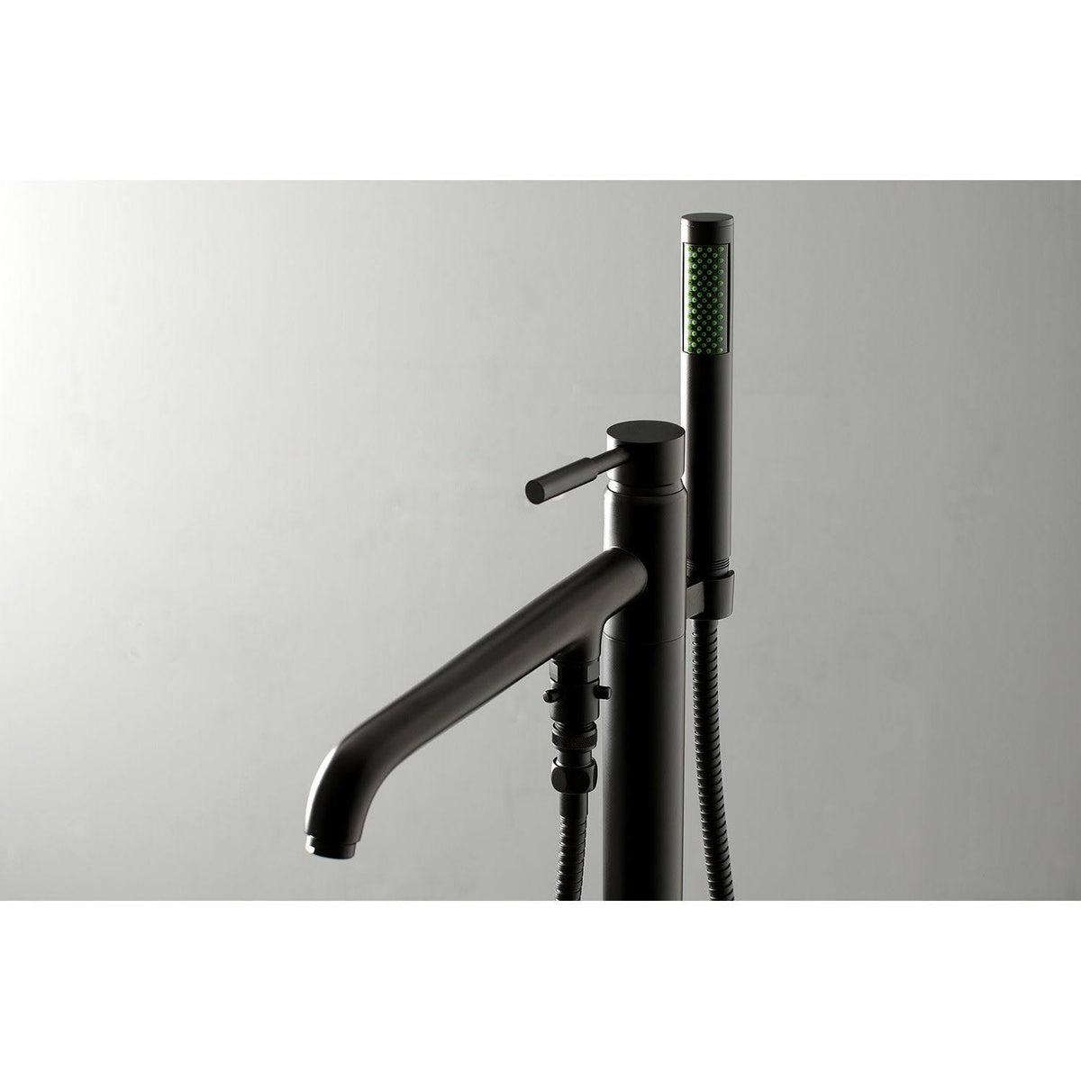 Polished Chrome Freestanding Tub Faucet with Hand Shower S9691