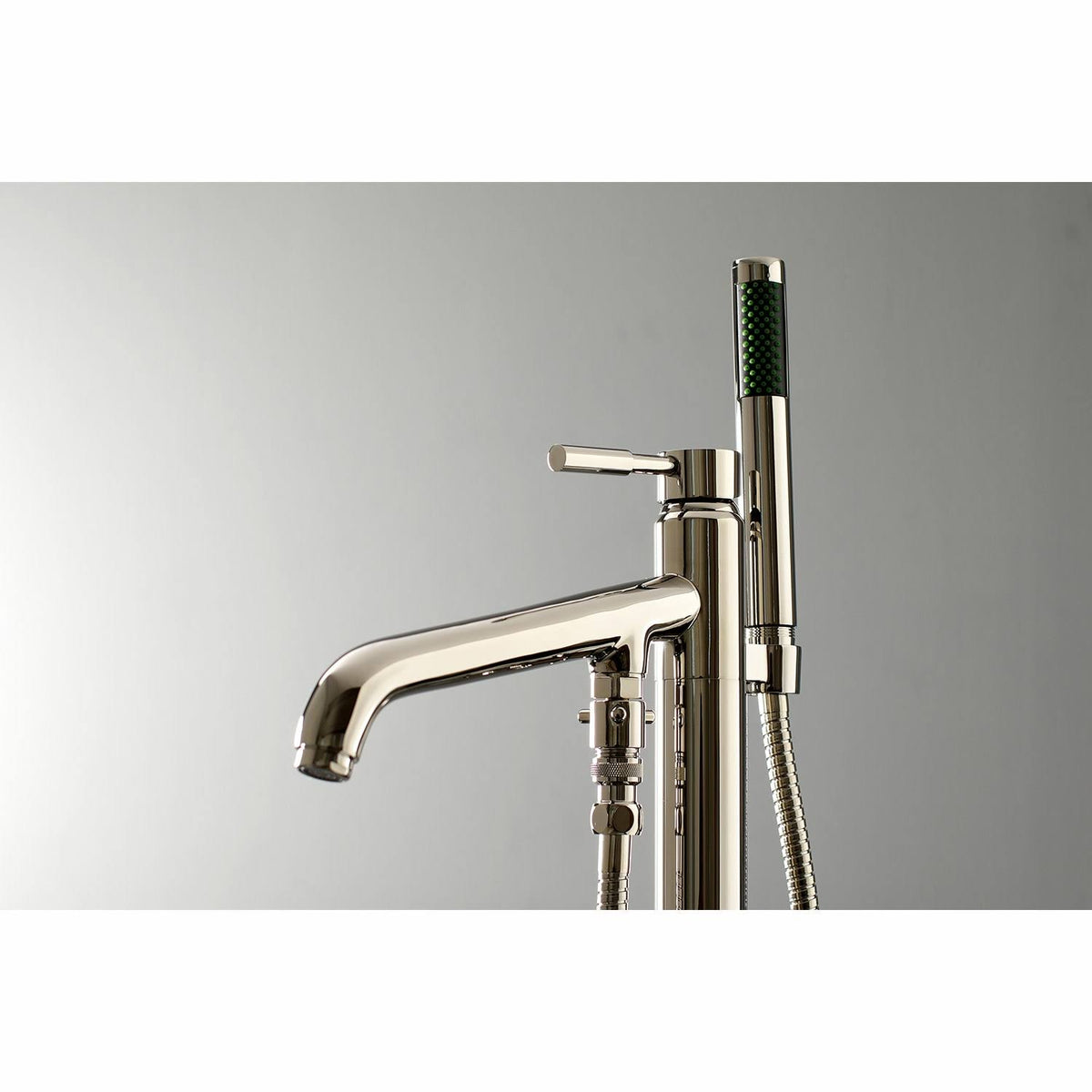 Polished Chrome Freestanding Tub Faucet with Hand Shower S9691