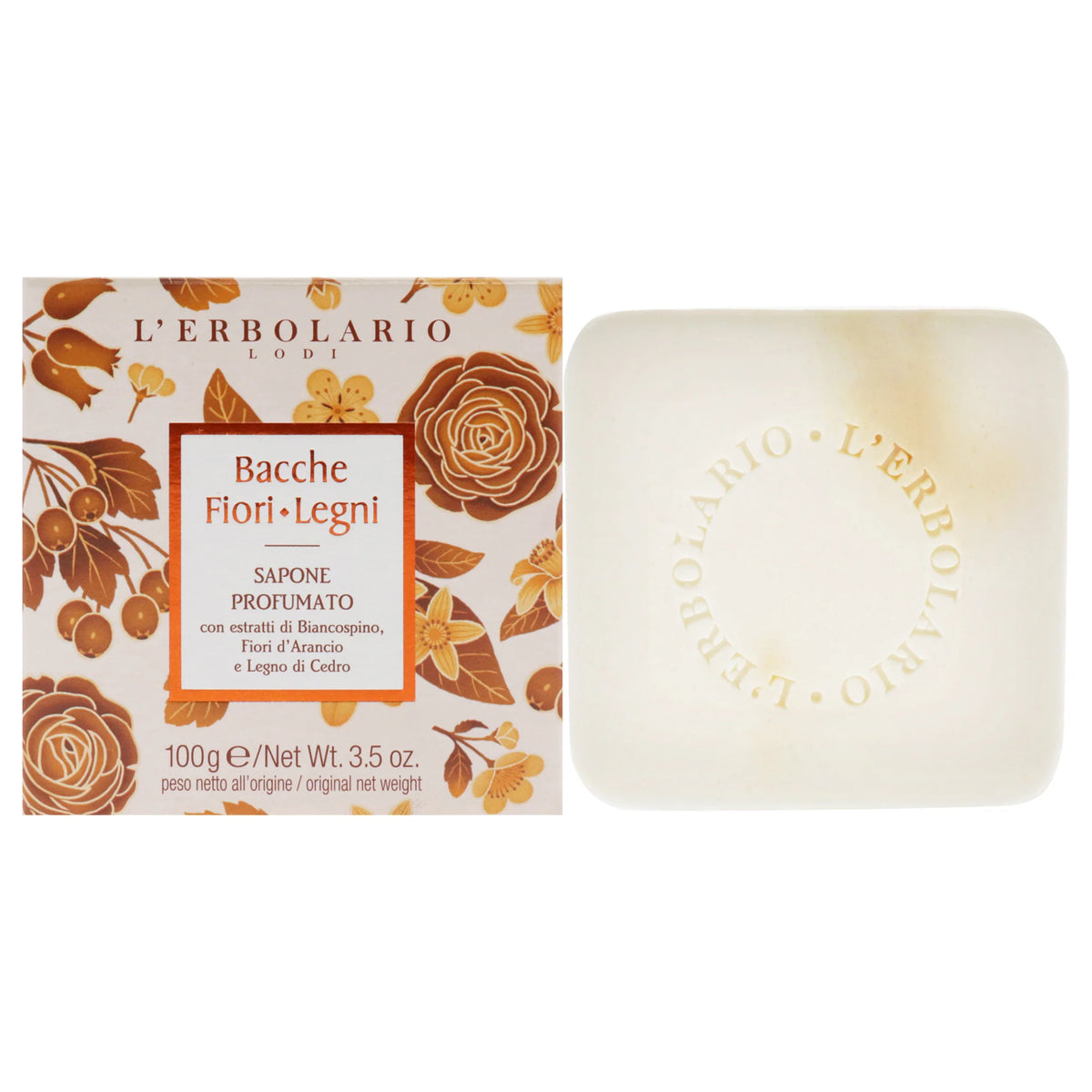 3.5 oz Wood Perfumed Soap W9059
