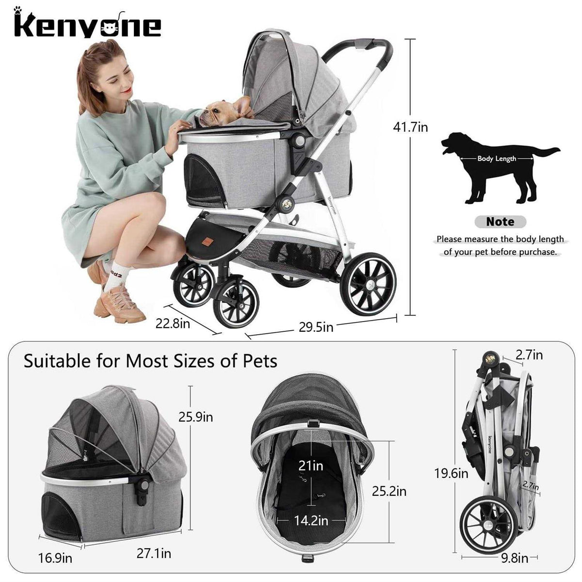 3 in 1 Pet Stroller P91089