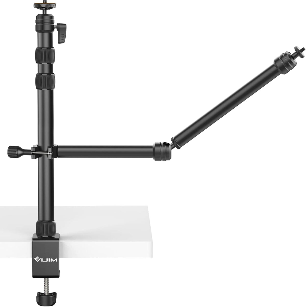 Camera Mount Desk Stand with Auxiliary Holding Arm I902542