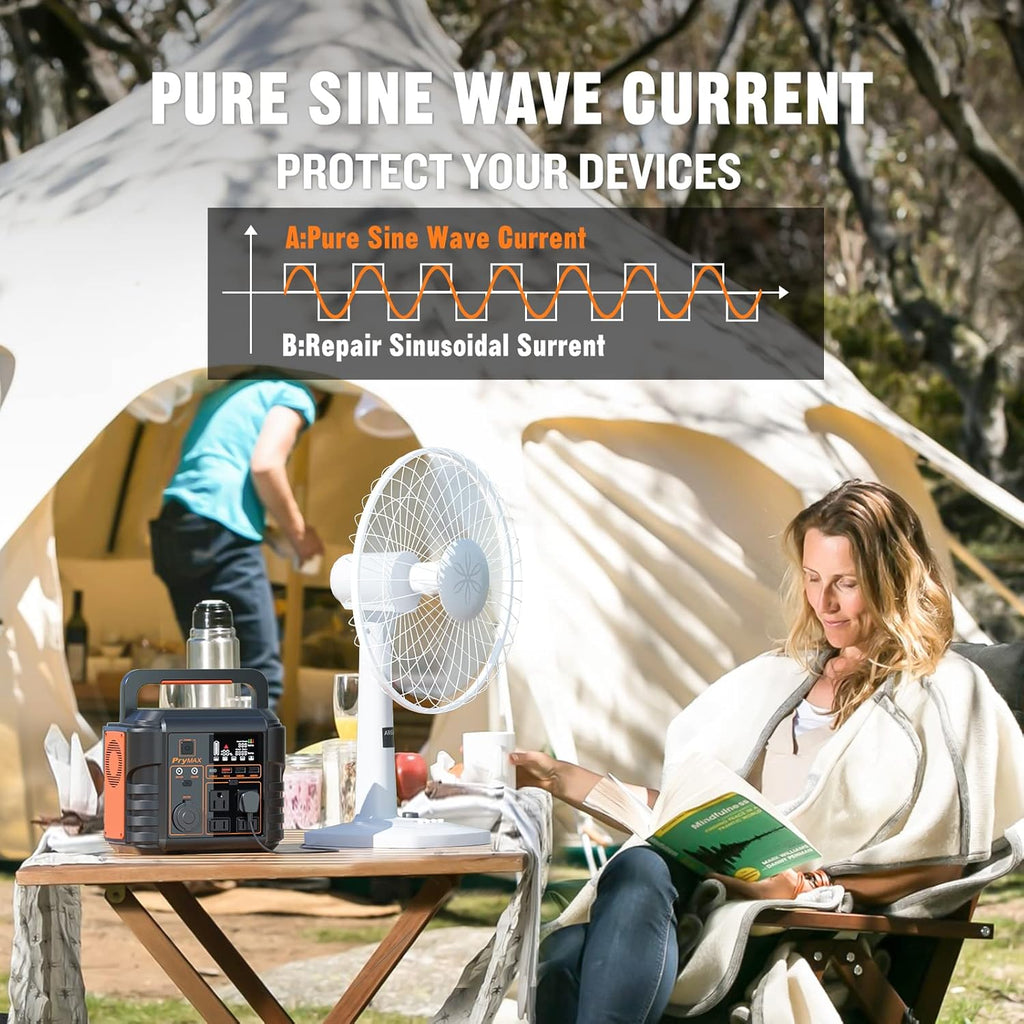Portable Power Station 330W 296WH Lithium Battery Solar Generator Y800855