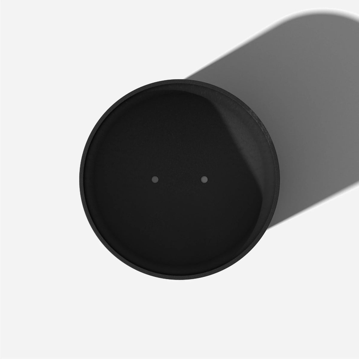 20" Plastic-Stone Planter 2-Pack Black X14431