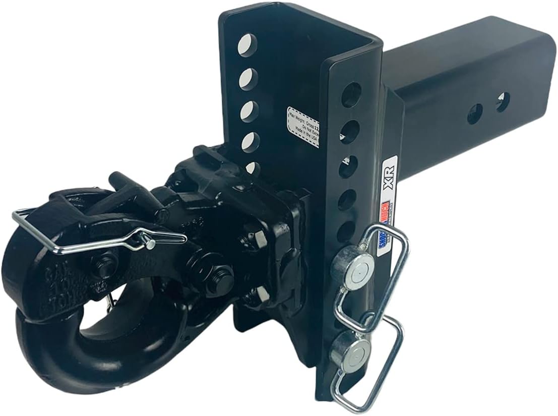 Pintle Hook Drop Ball Mount, Fits 2" Hitch Q245094
