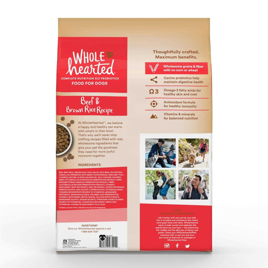 Beef and Brown Rice Recipe Dry Dog Food J930257