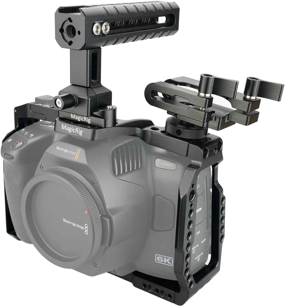 Full Cage Kit with Rubber Top Handle & T5 SSD Mount Y840