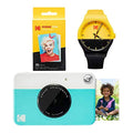 Blue Instant Print Camera Photography Kit T907362