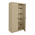 Storage Cabinet with Swing Handle, Tropic Sand - 46 x 24 x 78 in. A36186