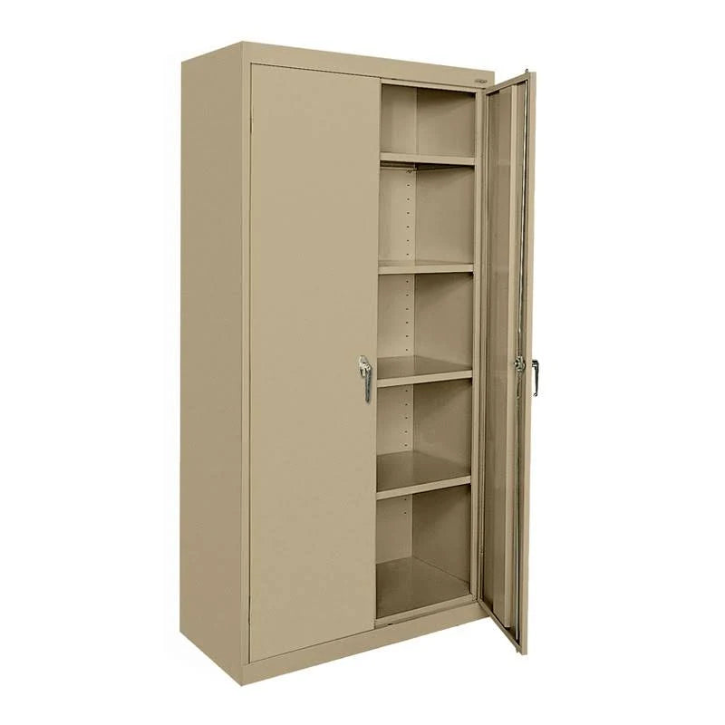 Storage Cabinet with Swing Handle, Tropic Sand - 46 x 24 x 78 in. A36186