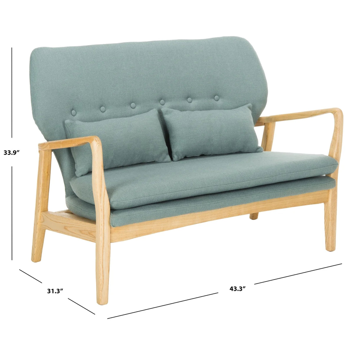 Blue Loveseat R143