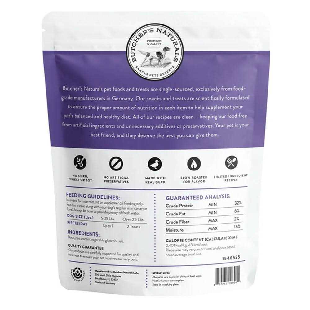 Duck Jerky Dog Treats L306604