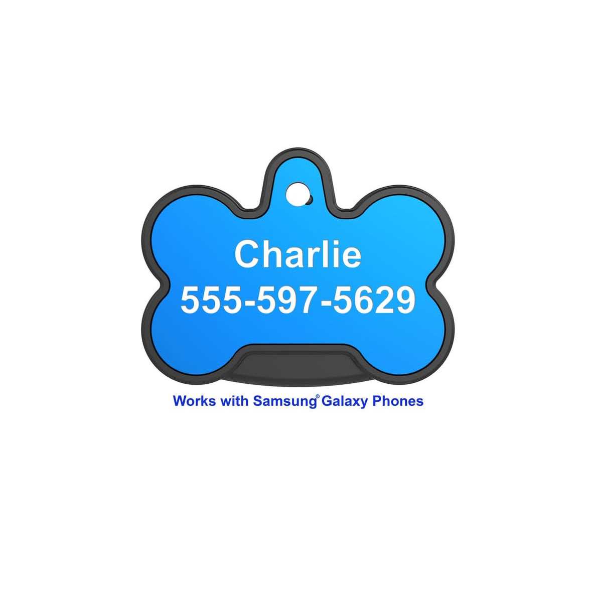 Smart Tag Dog Bone Personalized ID and Tracker R168690