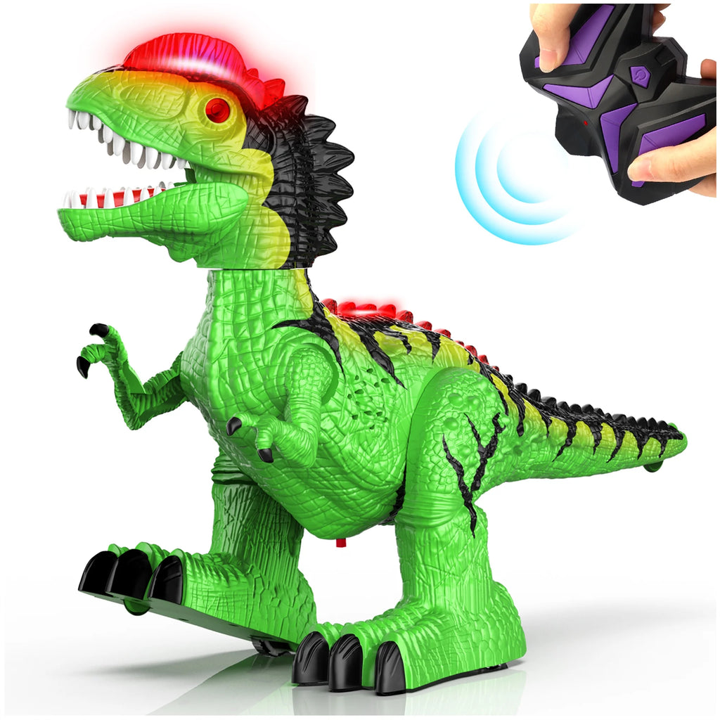 Green RC Giant Dinosaur Robot Toy with 360° Rotation P185626